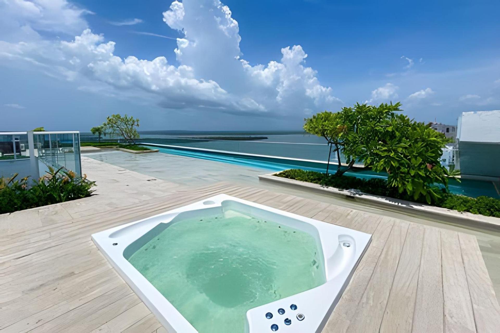 2 Dormitorios Jacuzzi Y Vista Mar. Frente A Playa Cartagena Екстериор снимка